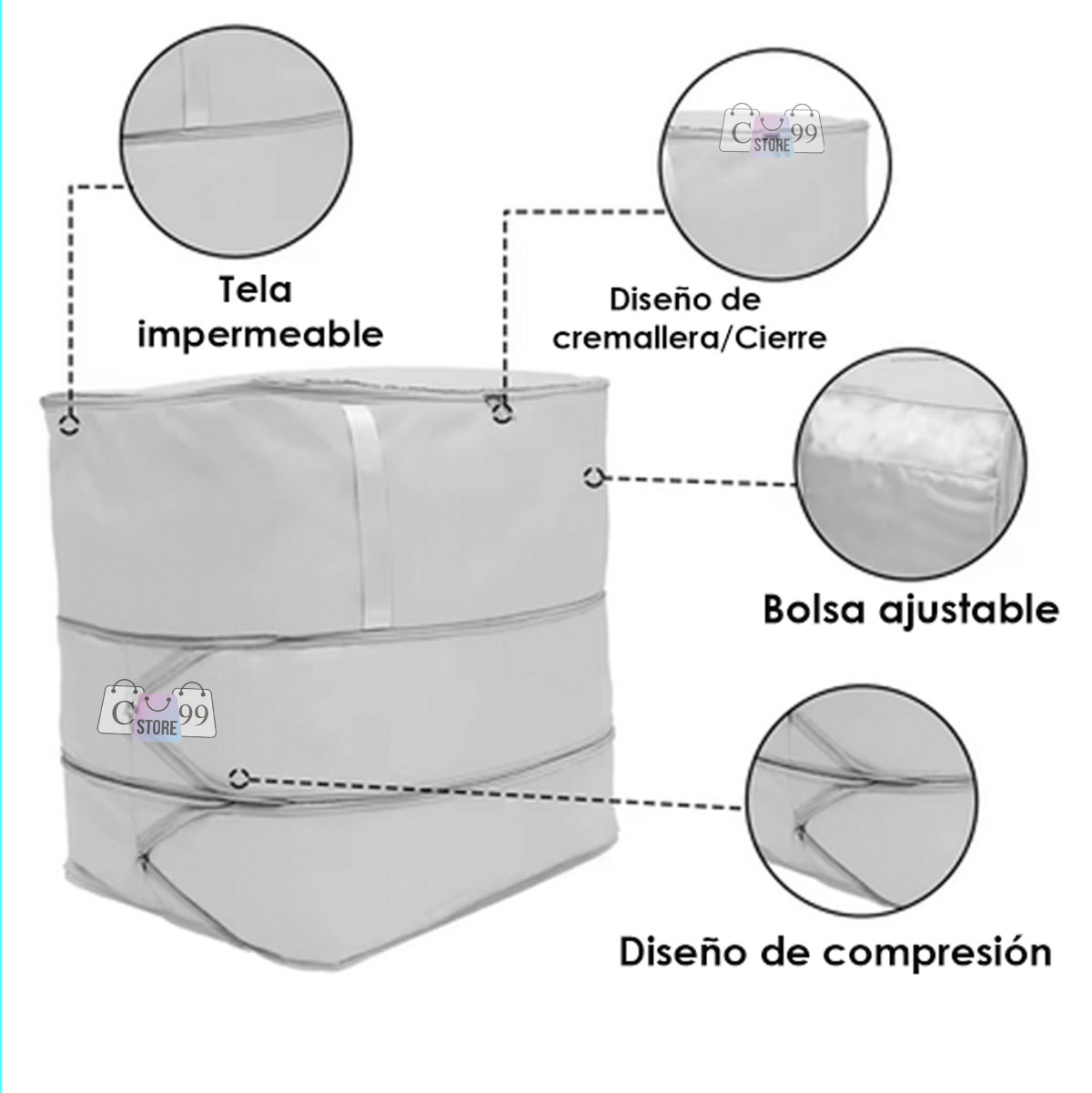 Miniatura 4 de Bolsa De Compresión Organizador Espacio
